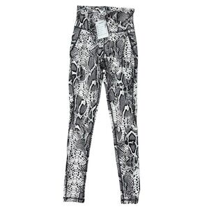 HPE Size Small Snakeskin 28 inch leggings NWT Size Small
